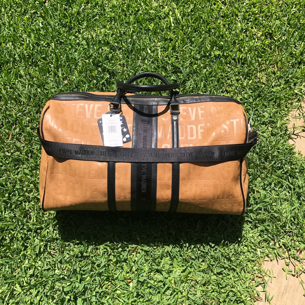NWT Steve Madden weekender leather duffle